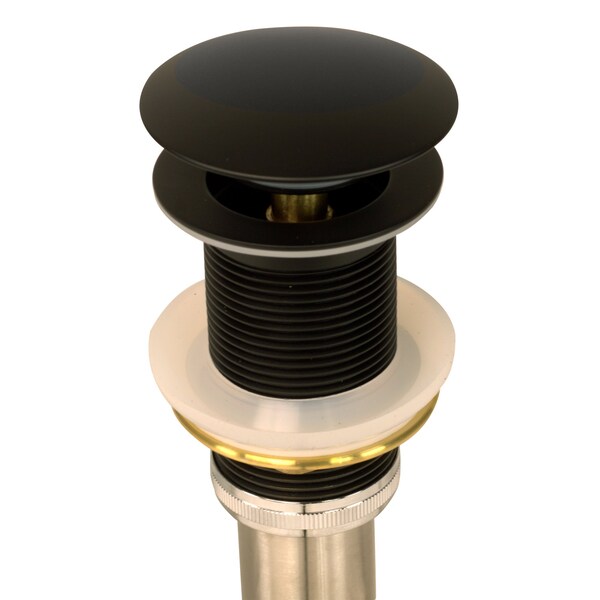 Nantucket Sinks Matte Black Finish Umbrella Drain NS-UDMB - main